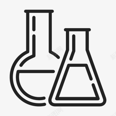 中学化学实验高中图标图标