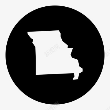 密苏里州美国版块图标图标