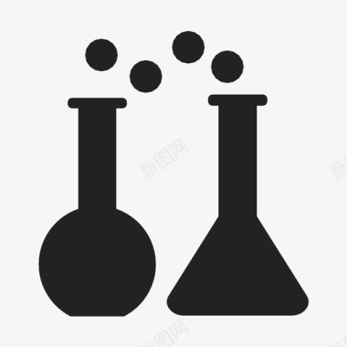 实验室烧瓶化学化学实验室图标图标