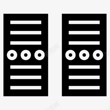 服务器cpu数据网络图标图标