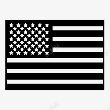 美国国旗美国星星图标图标