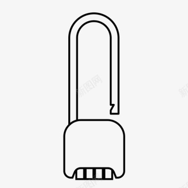 打开锁长锁打开密码安全图标图标