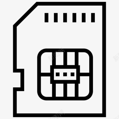 sim卡填充sim卡手机sim手机图标图标