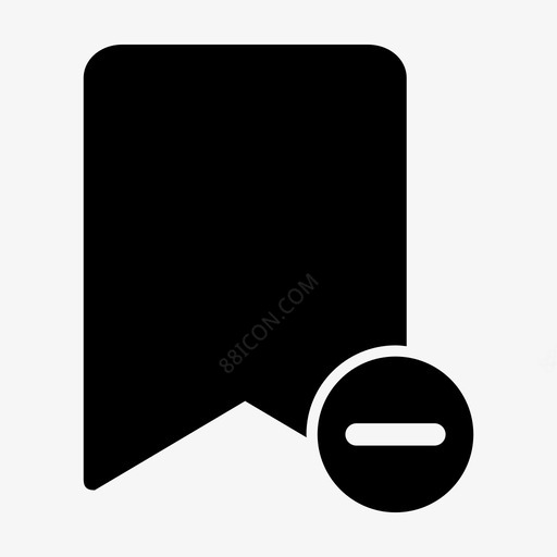 删除书签书签收藏夹icon图标免费下载-图标ifbjbflj-88icon图标网