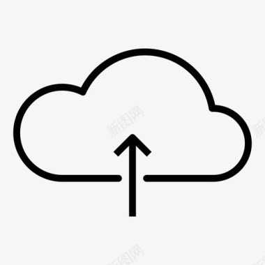 手机云服务应用云存储智能手机图标图标
