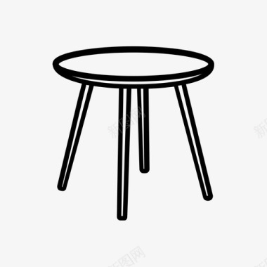 桌子装饰家具图标图标