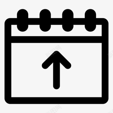 财神爷挂历上载日历标记事件月历图标图标