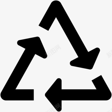 可回收物回收生态回收标志图标图标