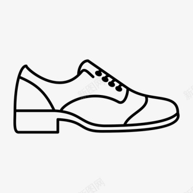 牛津女孩鞋子款式图标图标