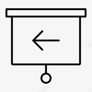 视频背景图上一个投影屏幕解释在线演示图标图标