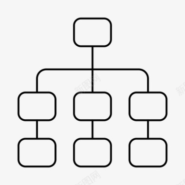 等级分化等级建筑网络图标图标