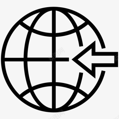通讯全球全球覆盖进口图标图标