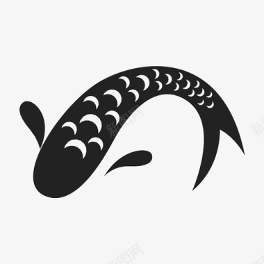锦鲤鱼鲤鱼日本图标图标