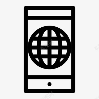 cellularsmartphoneglobeandroidcellular图标图标