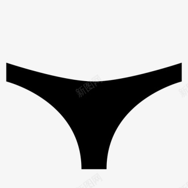 内裤女士丁字裤图标图标