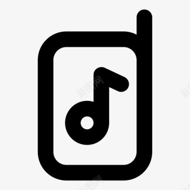手机音乐音符手机图标图标