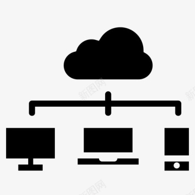 共享未来网络云笔记本图标图标