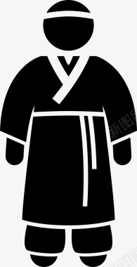 韩国男装韩国人韩服图标图标