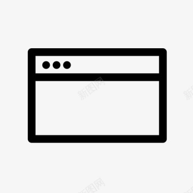浏览器窗口空白mac窗口图标图标