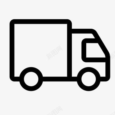 运输卡车购物图标图标