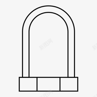 矢量自行车底纹乌洛克自行车锁图标图标