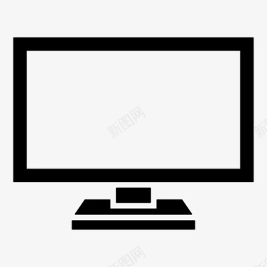 显示器液晶电视平板显示器图标图标