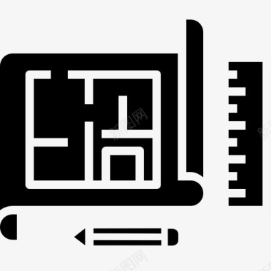 室内建筑规划建筑图标图标