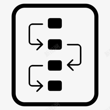 网上购物流程工作流程文件页面图标图标
