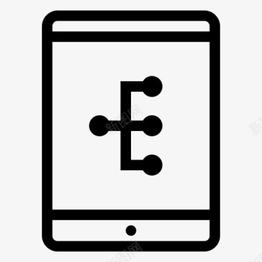 广告宣传方案tablet工作流层次结构链接图标图标