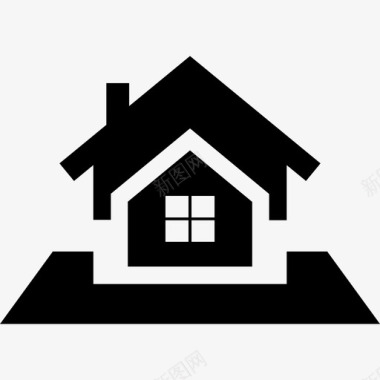 房地产象征更大的房子建议商业房地产2图标图标