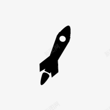 火箭飞船天空图标图标