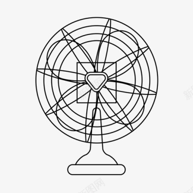 冷却风扇鼓风机冷却器图标图标