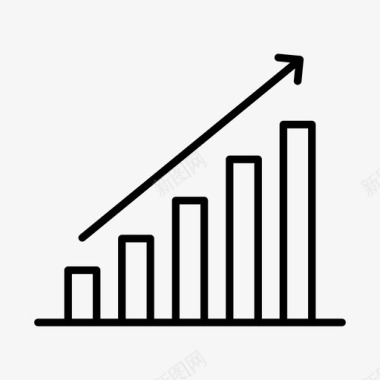 质感直方图图表条形图直方图图标图标