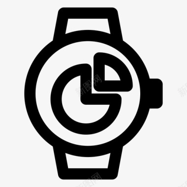 苏打饼smartwatch饼图大数据业务图标图标