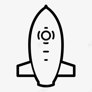 火箭火箭发射太空图标图标