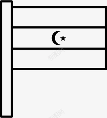 非洲原住民图标利比亚非洲国家图标图标