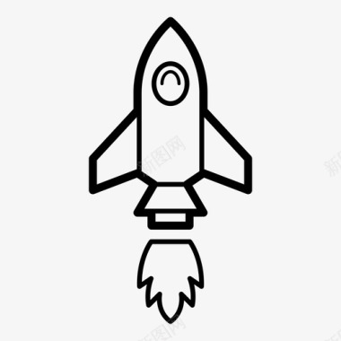 卡通宇航员与火箭火箭宇航员美国宇航局图标图标
