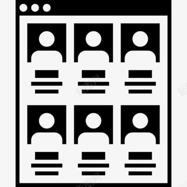 专题页面设计公司团队联系人团队页面图标图标