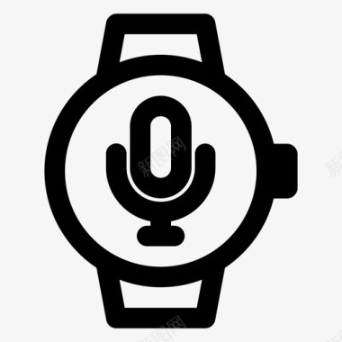 苹果手表海报麦克风智能手表苹果智能手表智能手表图标图标
