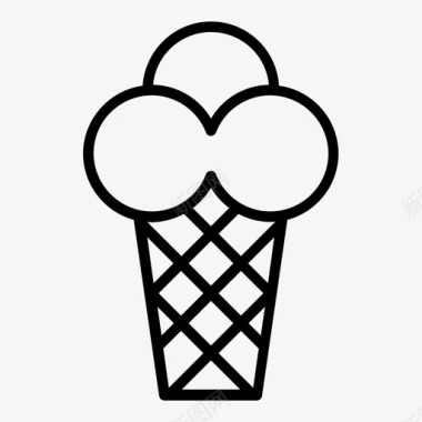 冰淇淋糕点餐厅图标图标