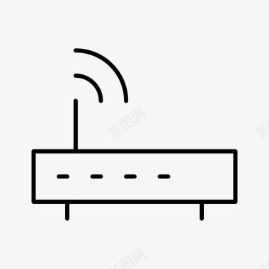 自动化路由器设备家庭自动化图标图标
