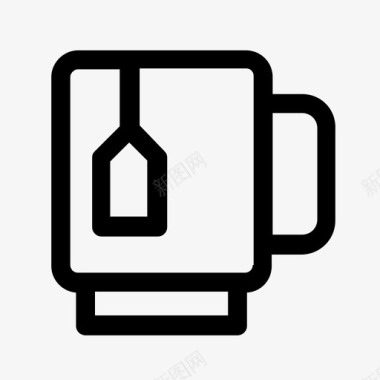 采购产品茶茶杯茶包图标图标