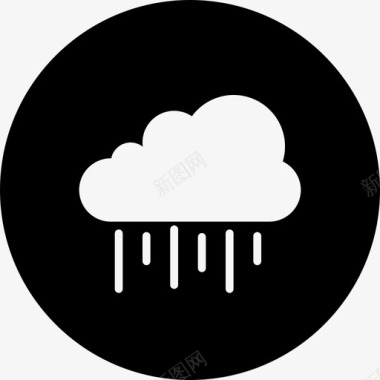 雨雨云季节图标图标