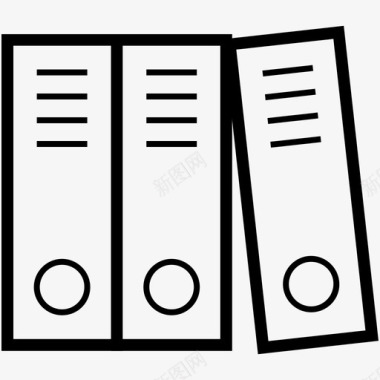 矢量鸵鸟插图文件夹档案活页夹图标图标