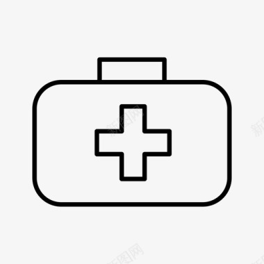 医疗包急救箱包野营图标图标