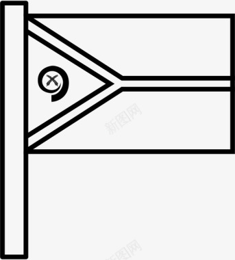 太平瓦努阿图国家旗帜图标图标