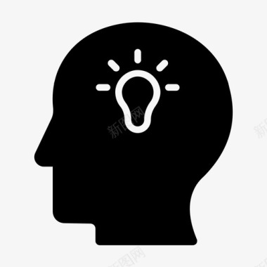 思想顿悟灵感图标图标