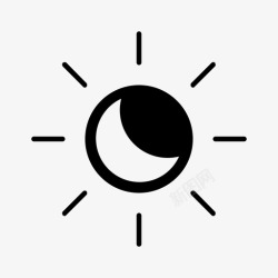 夜班夜班月亮睡眠图标高清图片