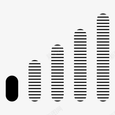 信号强度很低连接音量小图标图标