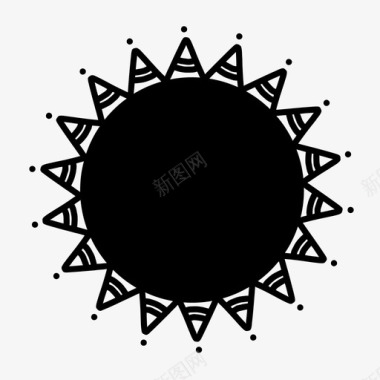 星星漂浮物太阳星星太阳v2图标图标